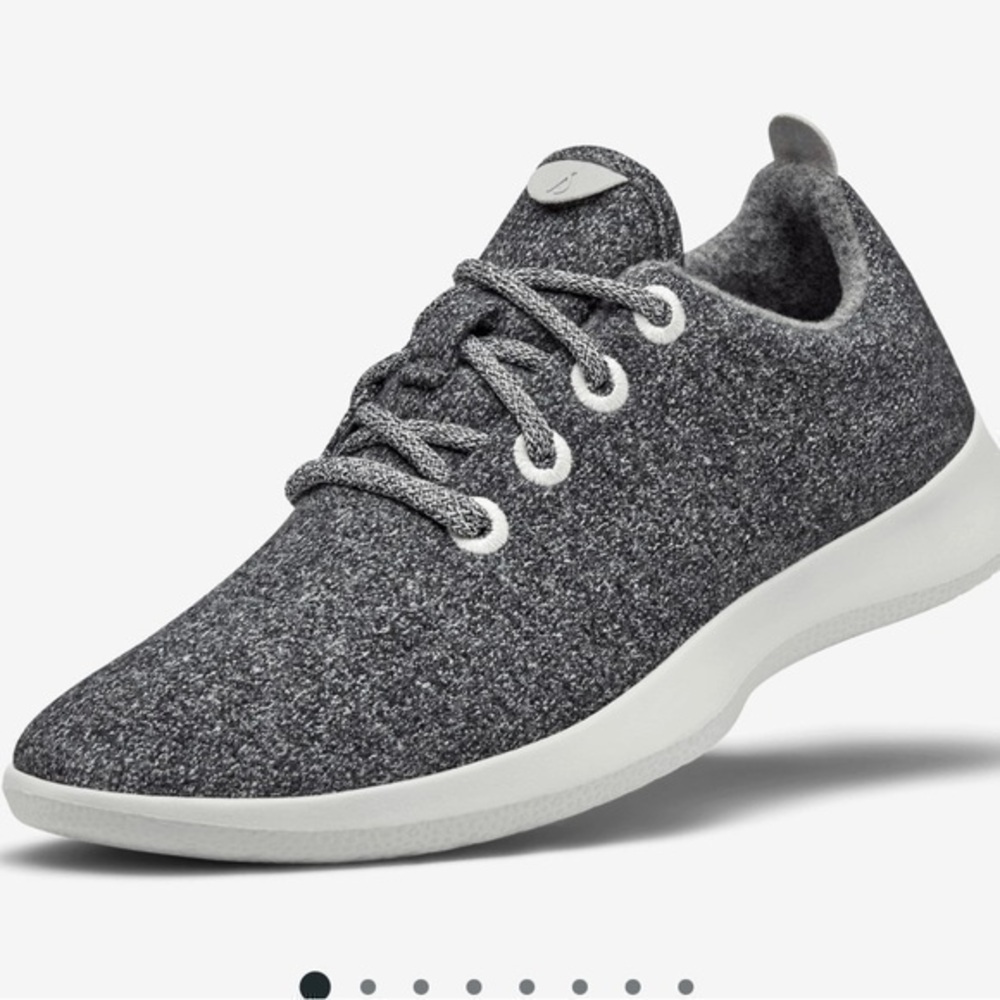 Allbirds sneakers Wool Runners Casual Lace Up Gray size 8 women